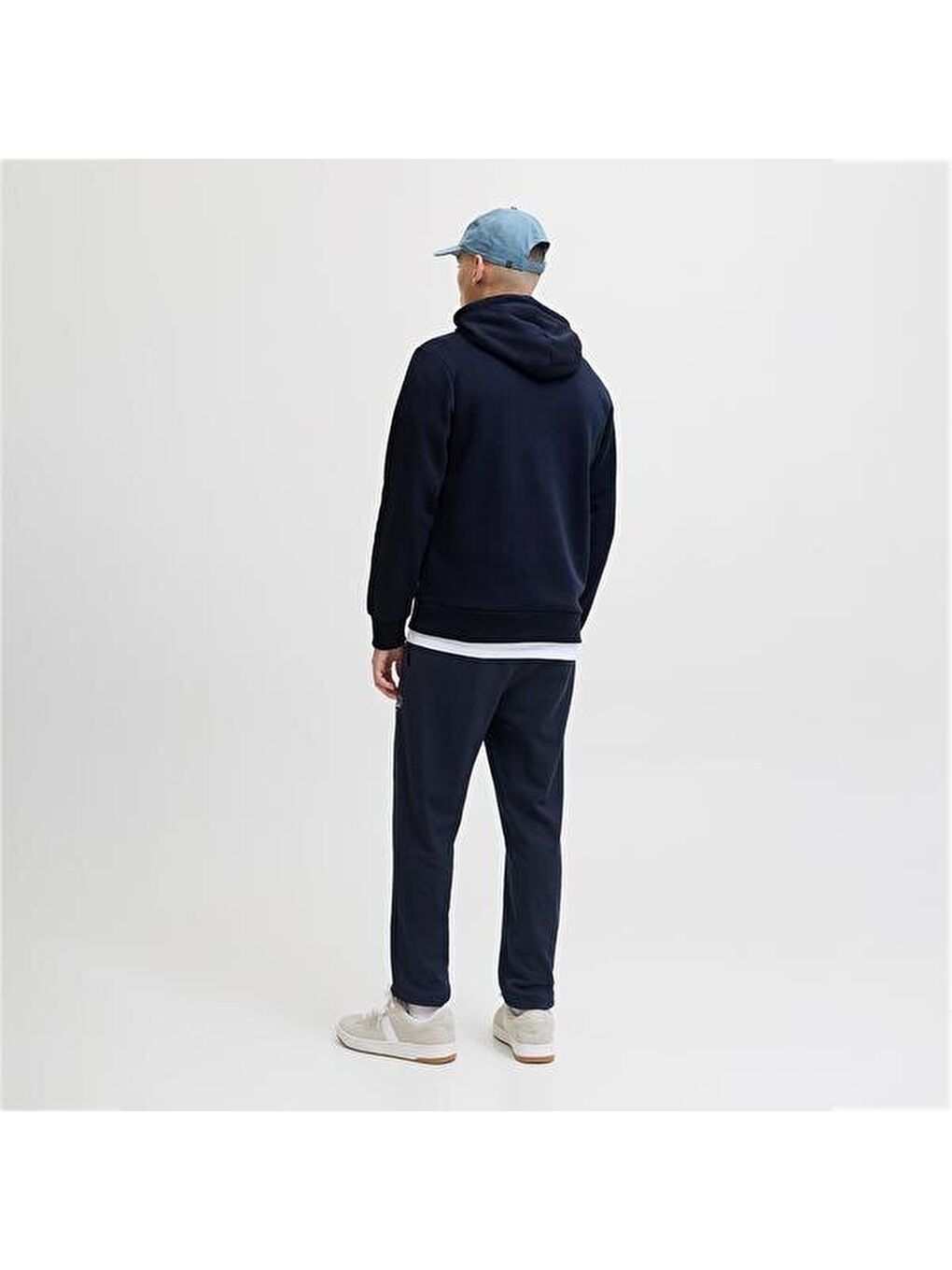 Jack&Jones Makoto Erkek Lacivert Kapüşonlu Sweatshirt-1