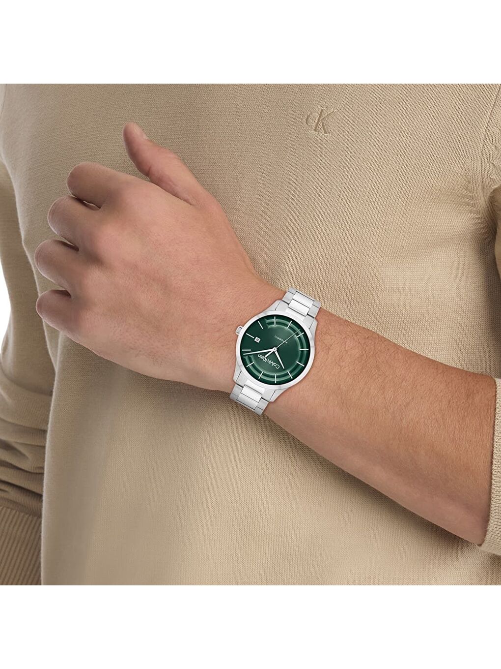 Gri CK25300022 Erkek Kol Saati-3