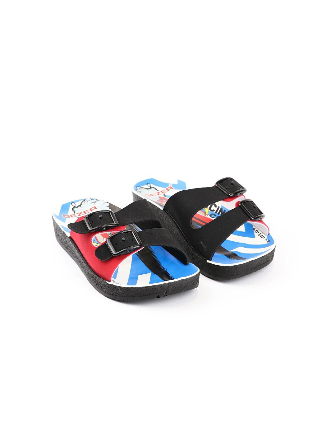 Kırmızı Yazlık İki Toka Erkek Çocuk Terlik