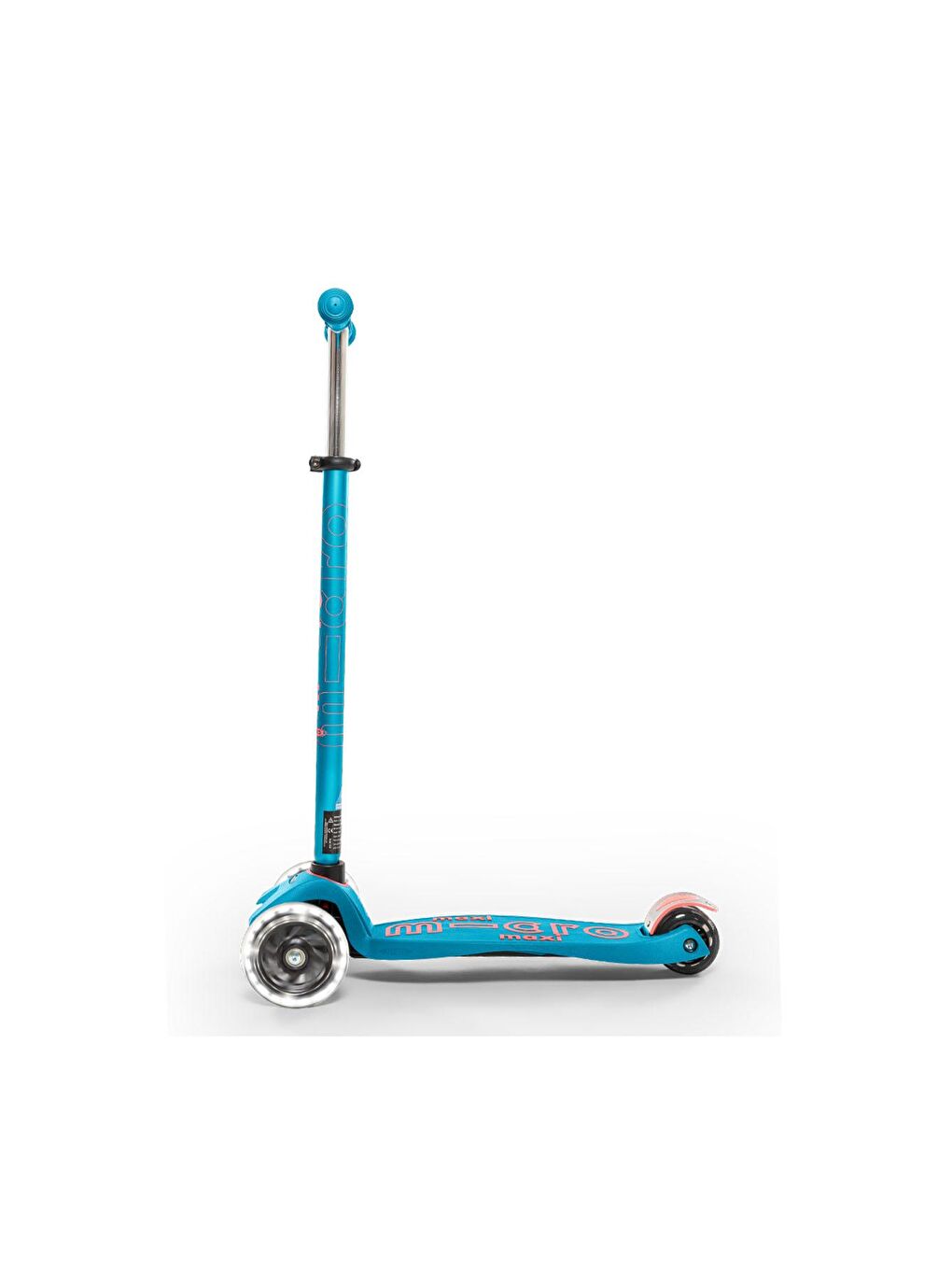 Micro Turkuaz Maxi Deluxe LED 3 Tekerlekli Scooter Aqua - 1