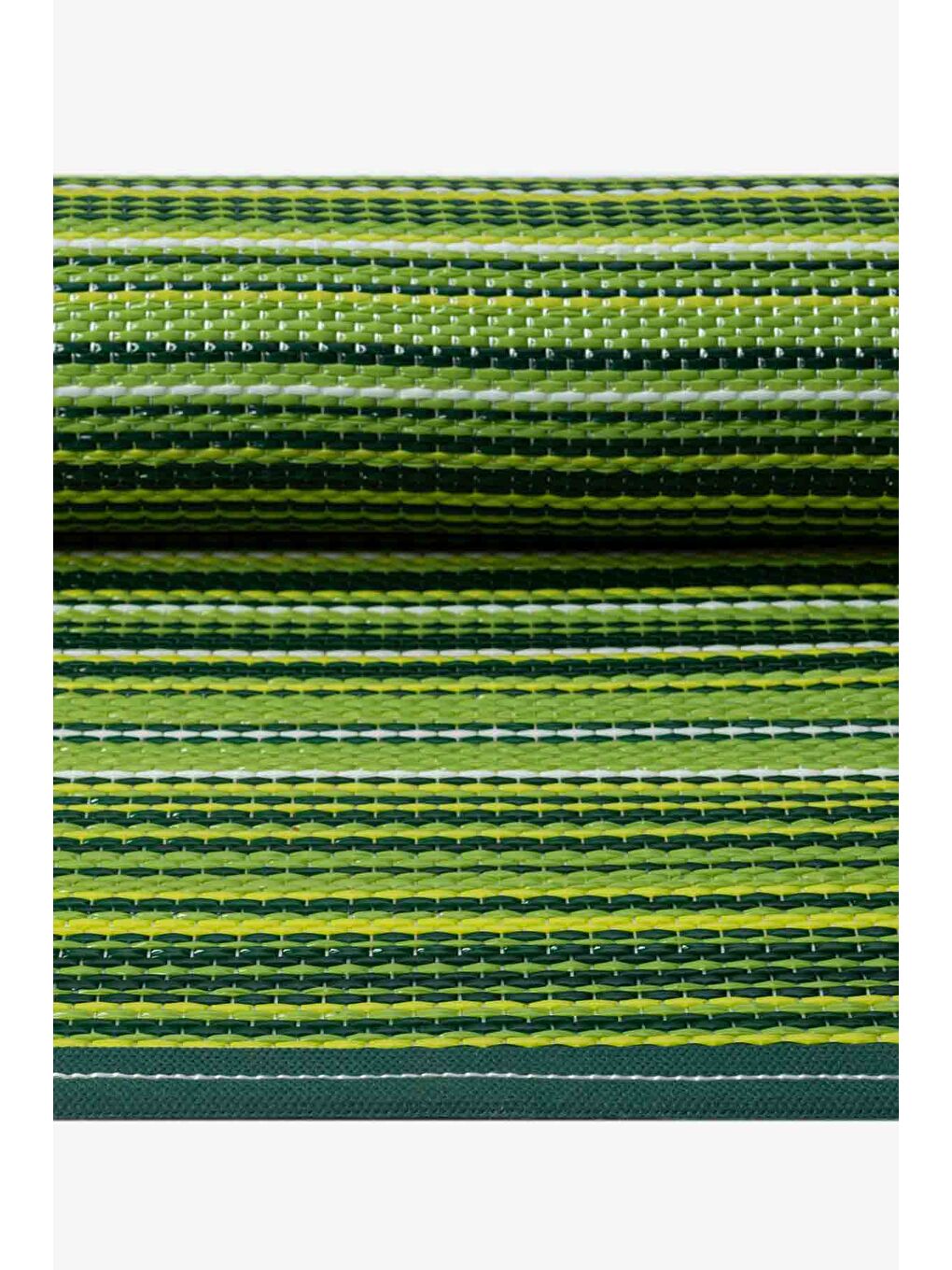 Yeşil Katlanabilir Plaj Kamp Piknik Bahçe Balkon Teras Hasır Halı Mat Savan Kilim Karavan Halısı-180x270-4