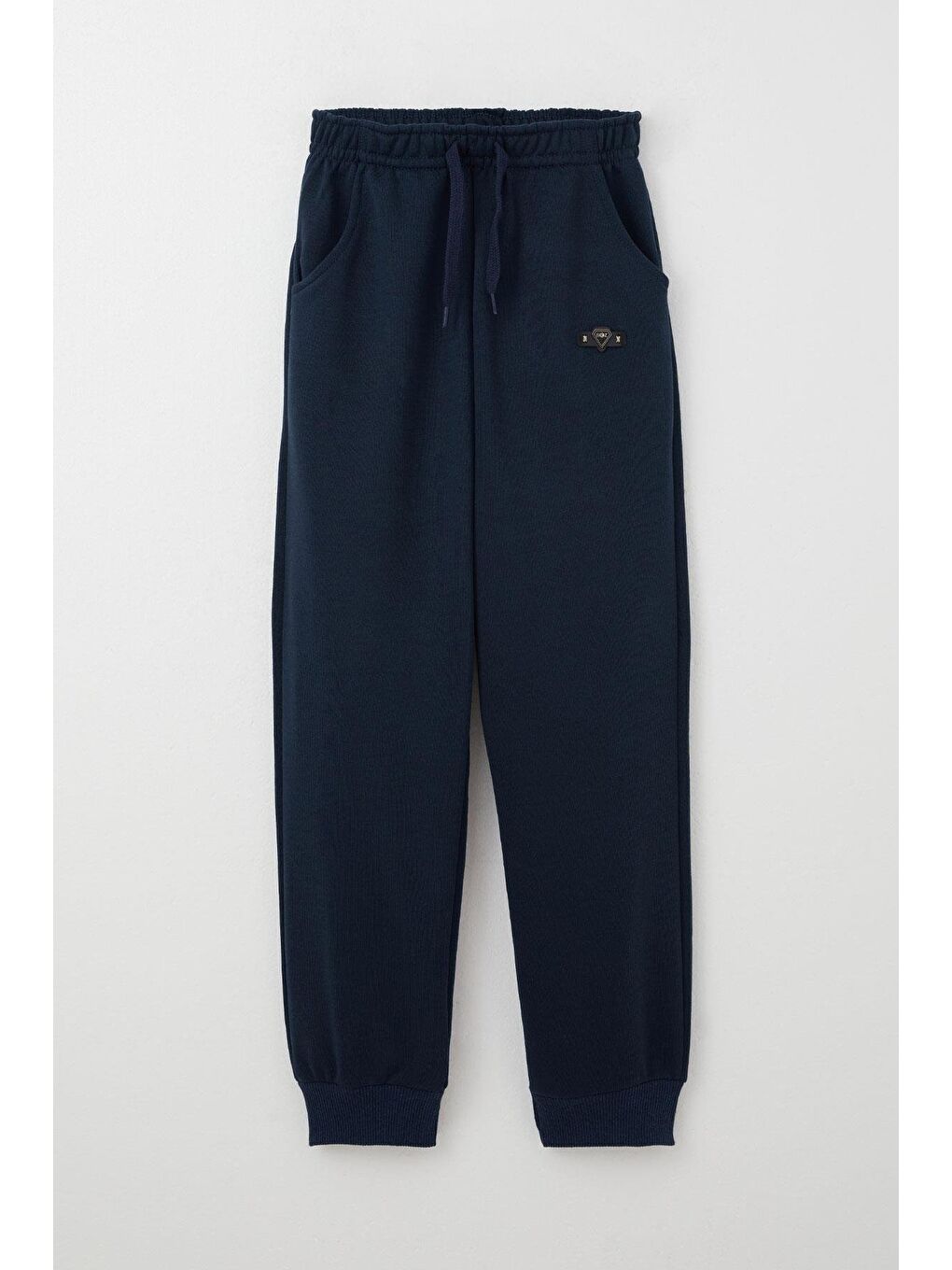 Erkek Çocuk Alt Bağcık Aksesuarlı Armalı Lacivert (4-7 Yaş)