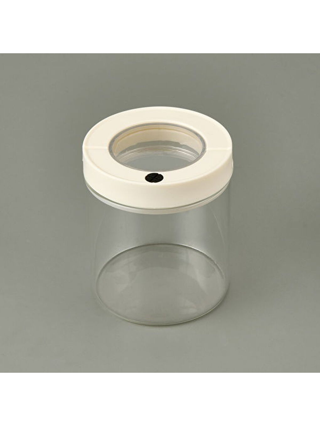 Vakumlu Erzak Kavanozu - Beyaz / Şeffaf - 1000 ml-1