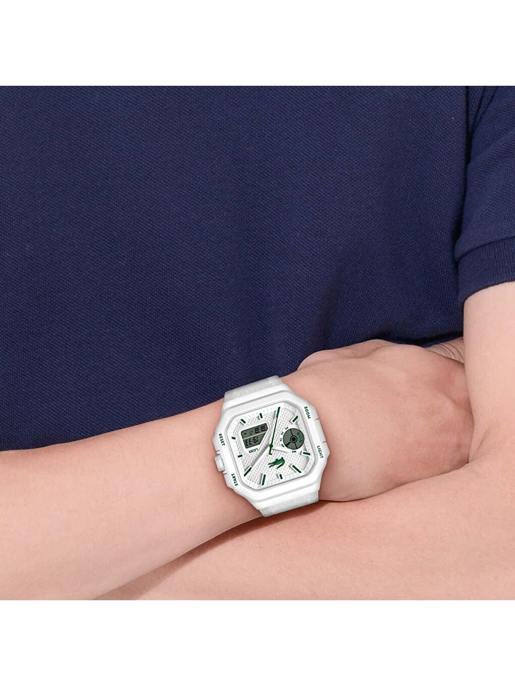 Beyaz LAC2011506 Erkek Kol Saati-4