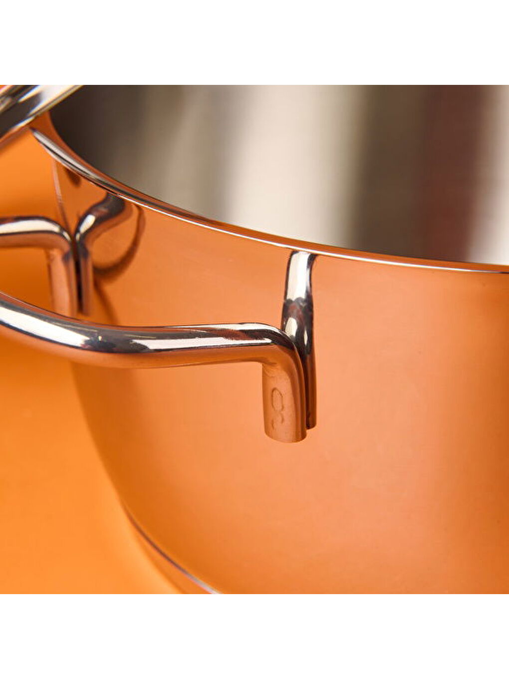 Gri Teos Çelik Derin Tencere - Inox - 20 cm-2