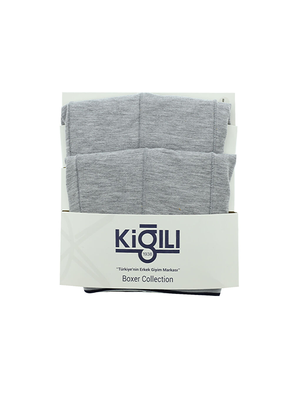 Gri 2'li Pamuklu Süprem Boxer Seti