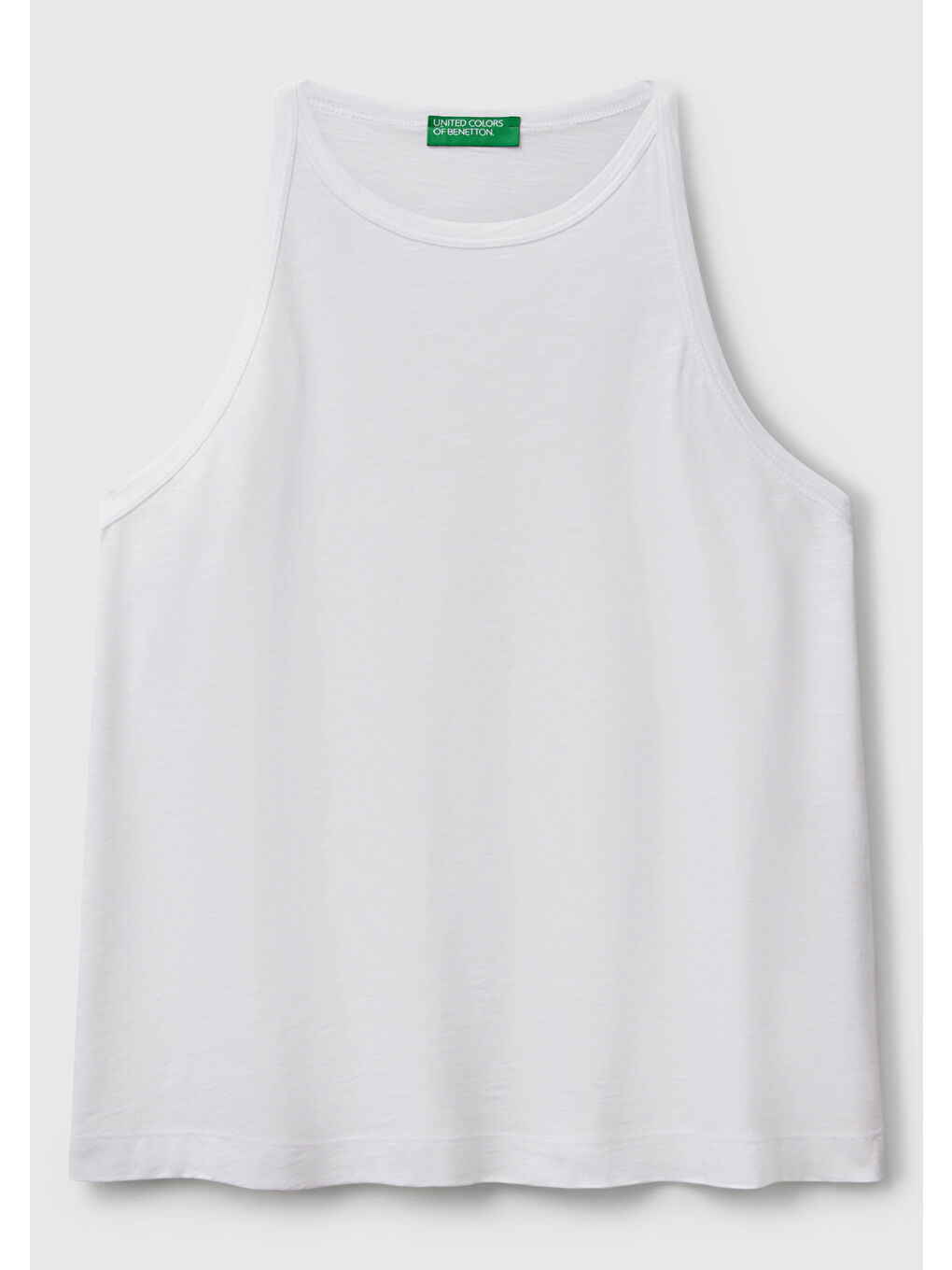 Kadın Beyaz Modal Karışımlı Slub Atlet-1