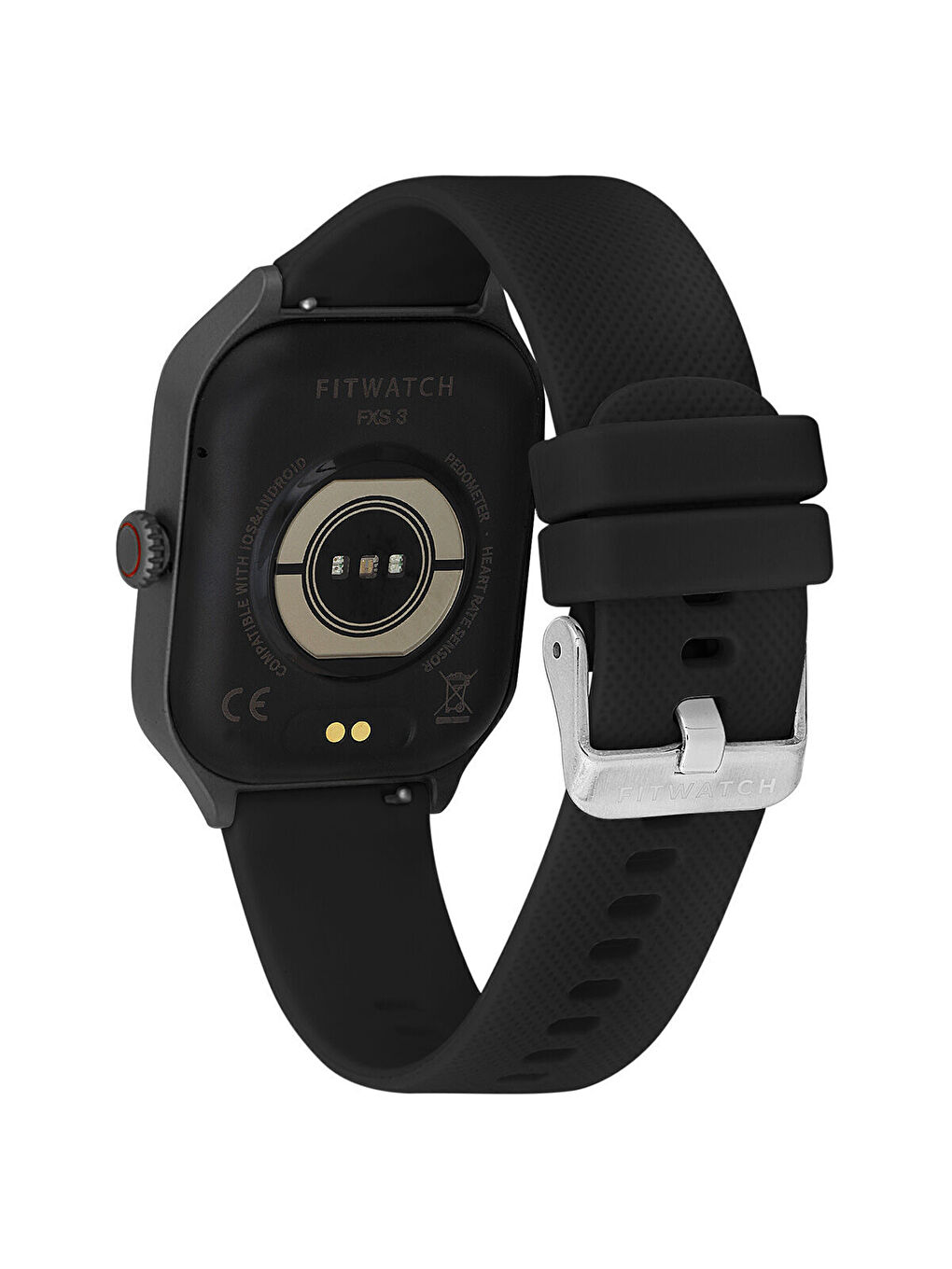 Siyah FT202301F2301 Akıllı Saat ve Yedek Kordon-2