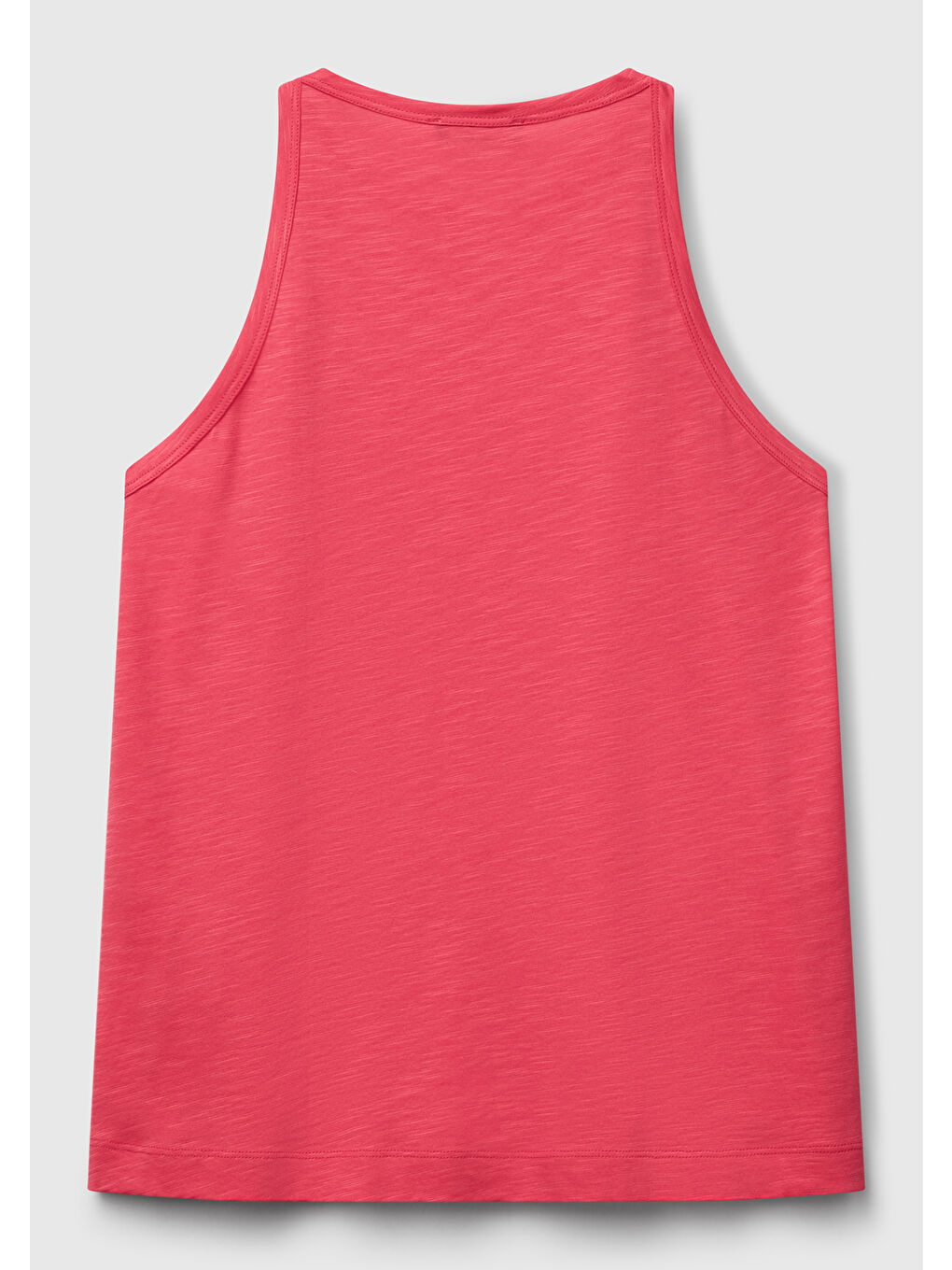 Kadın Turuncu Modal Karışımlı Slub Atlet-1