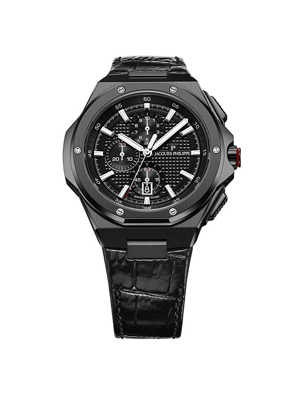 Siyah JPQGC488317XS Erkek Kol Saati Ve Yedek Kordon-2