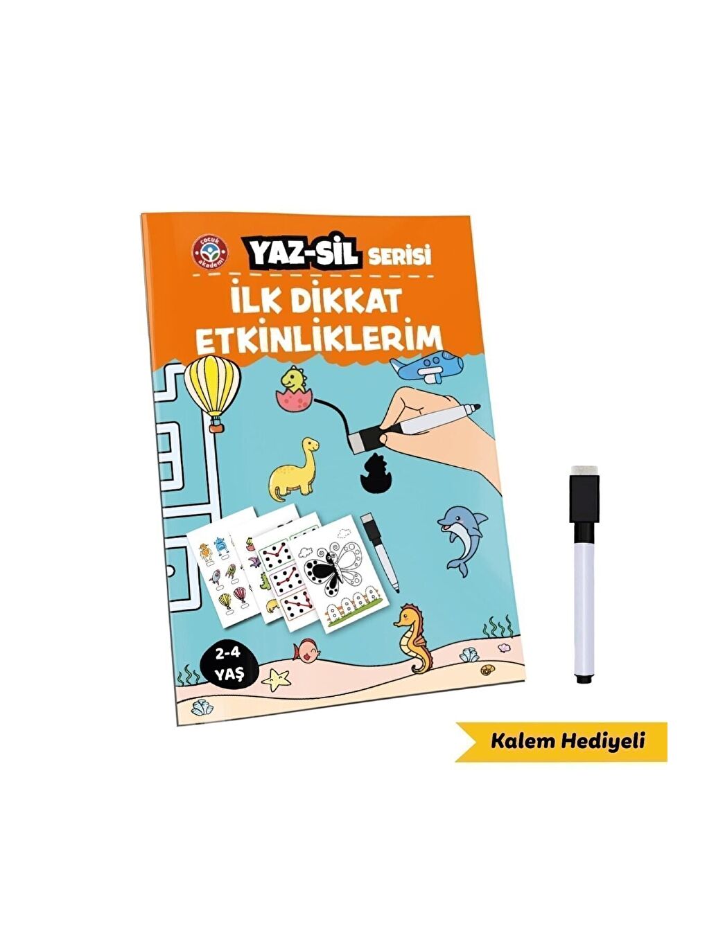 Çocuk Akademi Beyaz Yaz Sil Serisi 3 - 2