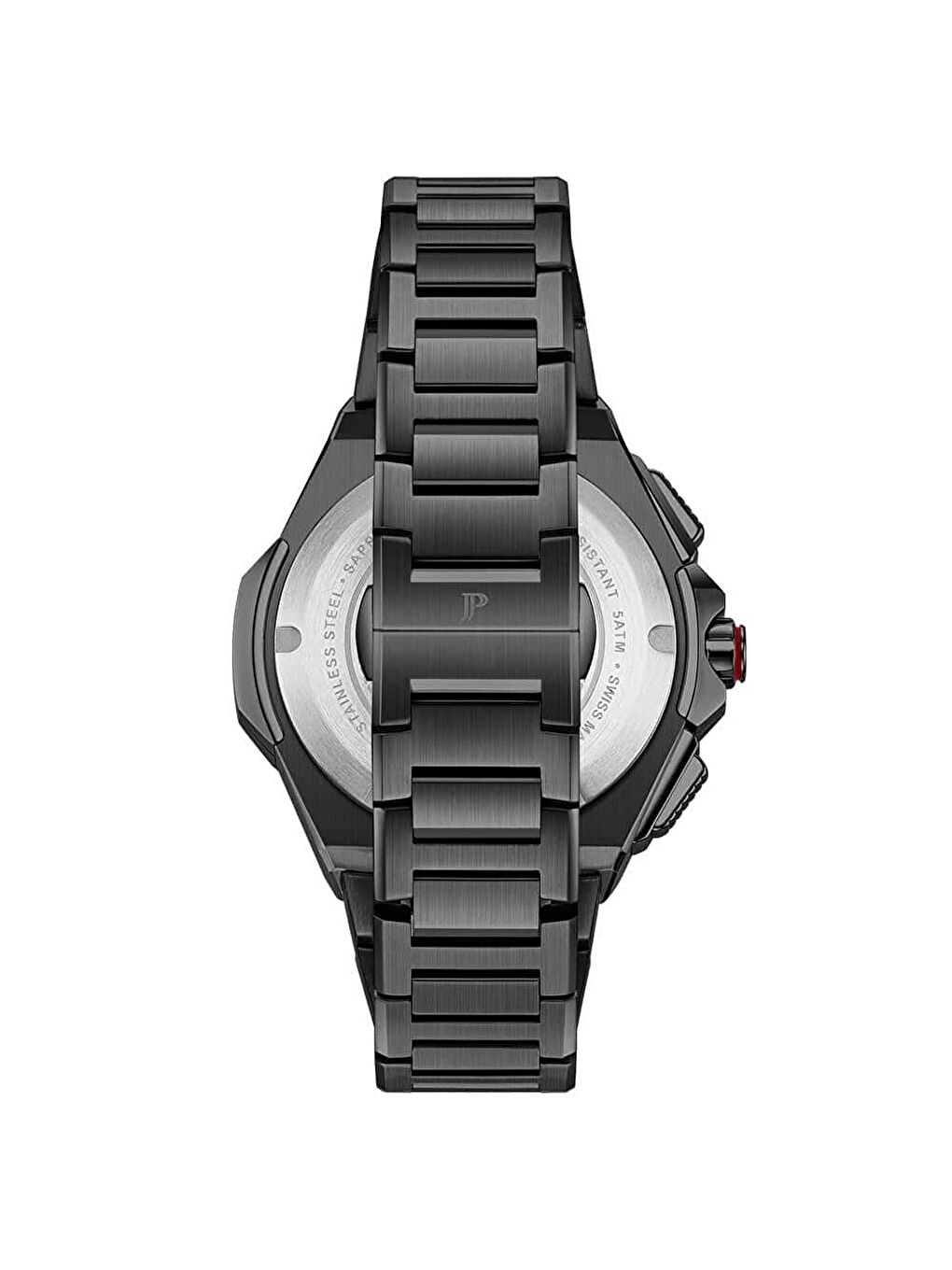 Siyah JPQGC488317XS Erkek Kol Saati Ve Yedek Kordon-5