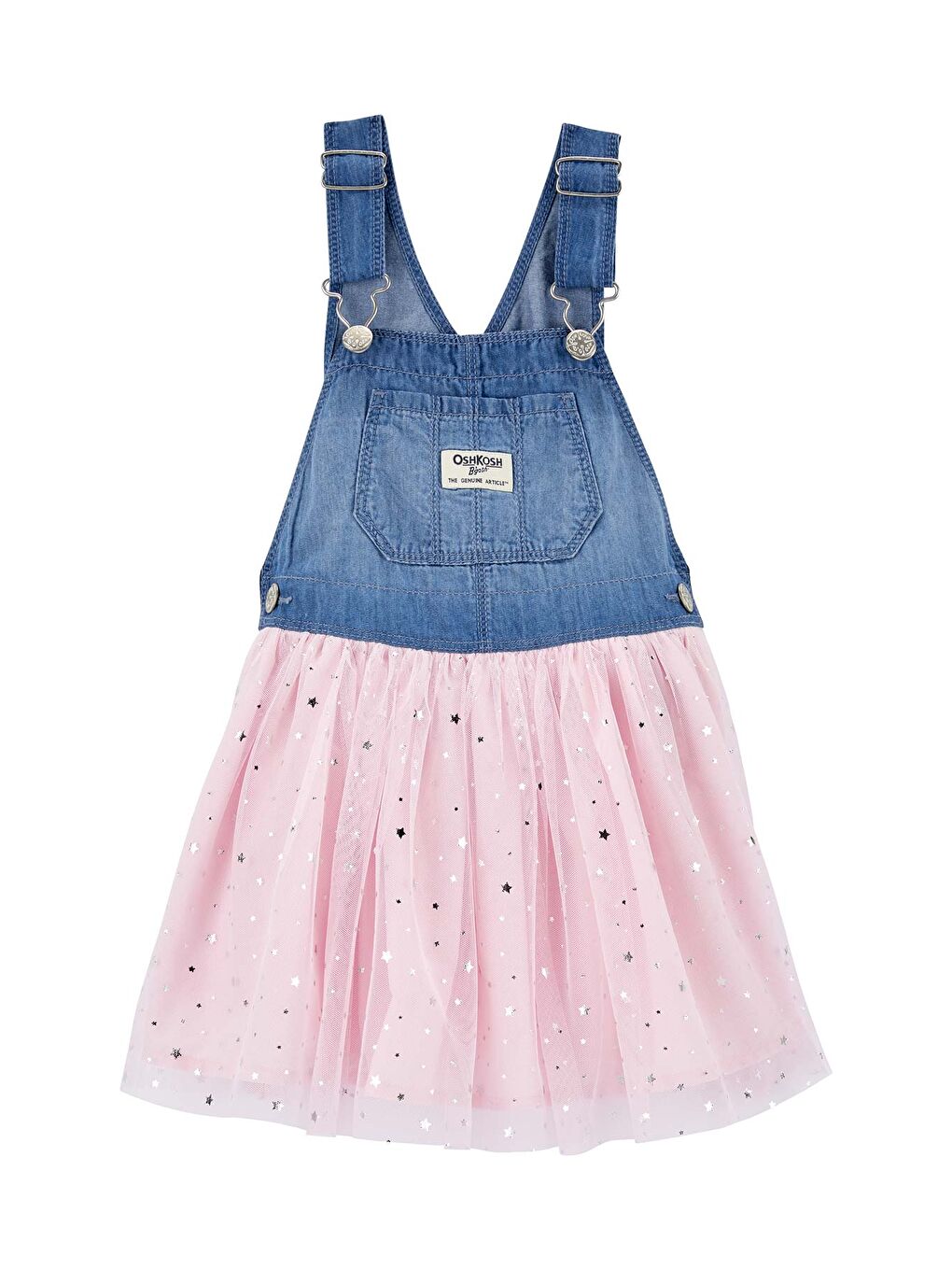 Karışık Küçük Kız Çocuk Etekli Salopet