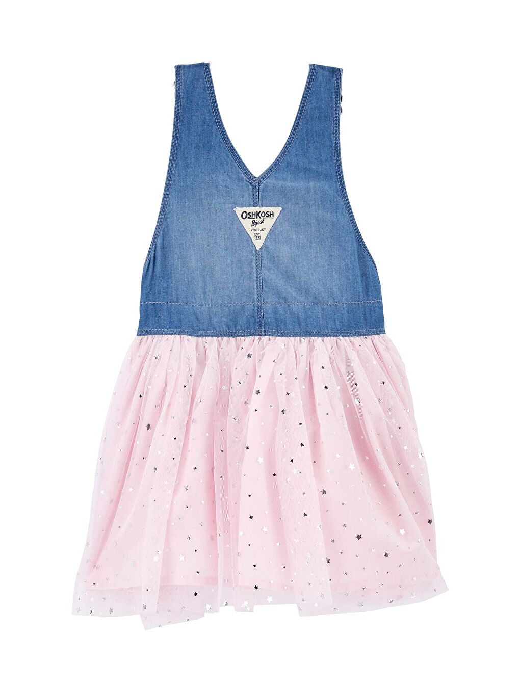 Karışık Küçük Kız Çocuk Etekli Salopet-1