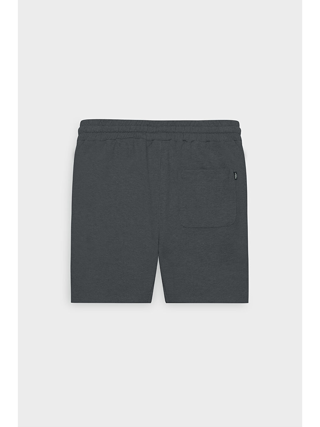 Erkek Antrasit-Melanj Standart Fit Normal Kesim Pamuklu Rahat Örme Şort-8