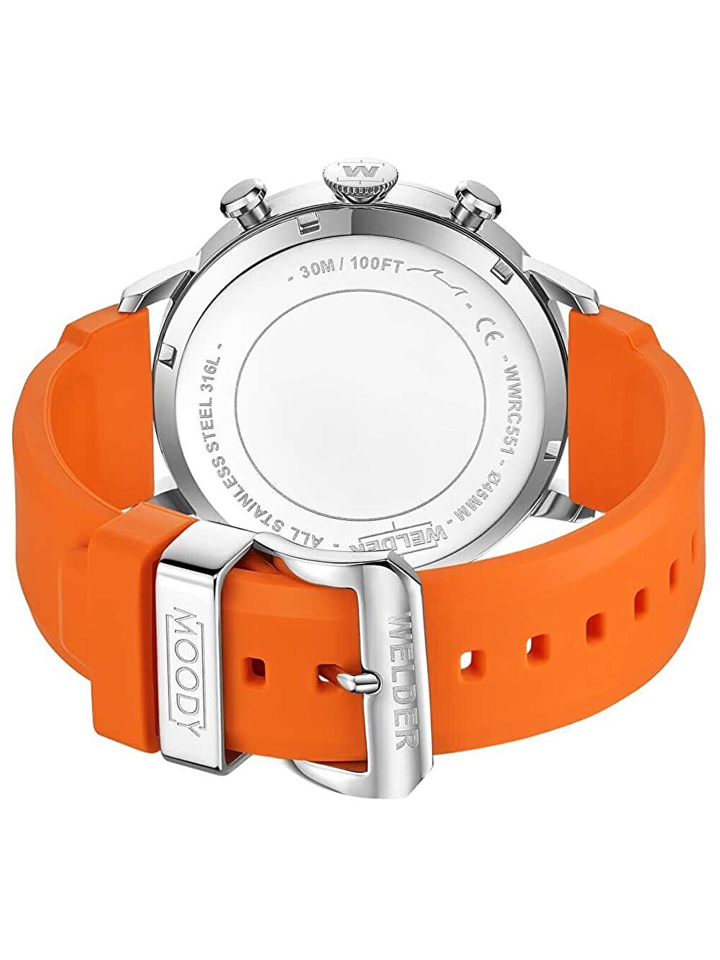 Turuncu WWRC551 Erkek Kol Saati-3