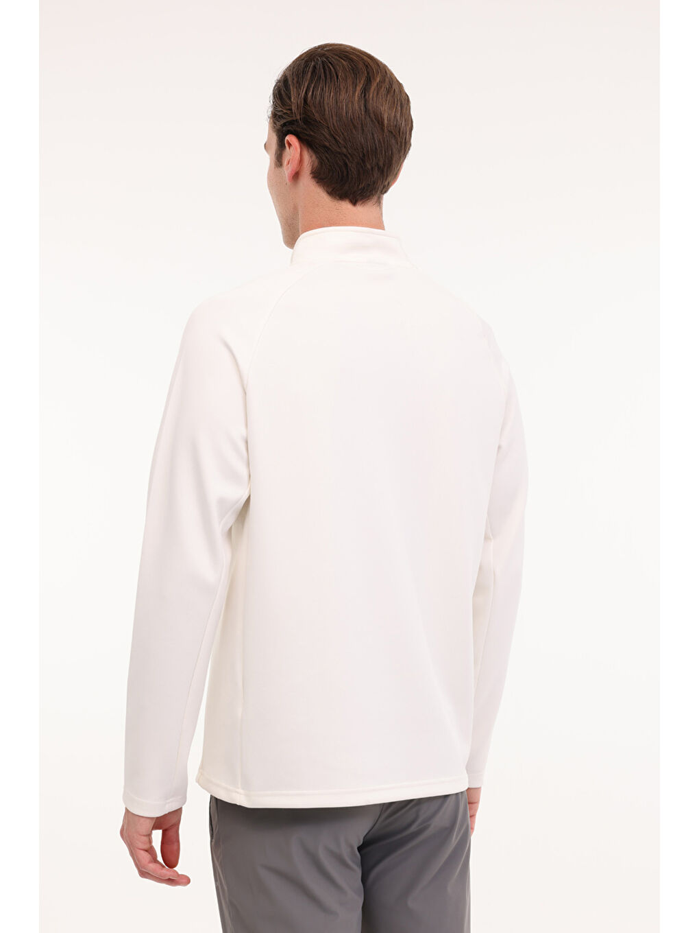 Beyaz ML GANS 16ELG3034 4PR KIRIK BEYAZ Erkek Sweatshirt-1