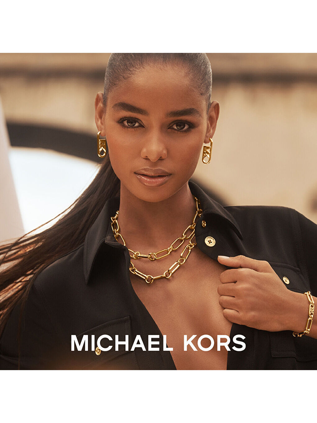 Sarı MKJ828500-710 Kadın Bileklik-4