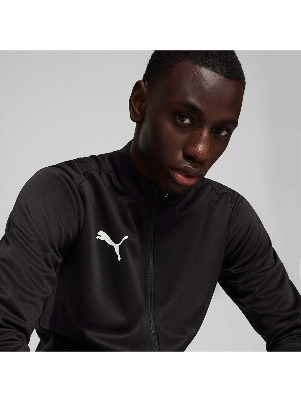 Siyah teamGOAL Football Erkek Antrenman Ceketi-1