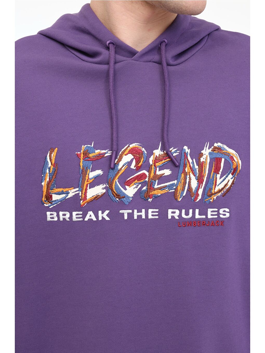 ML FRANCO 17FF09 5FX Mor Erkek Sweatshirt-3