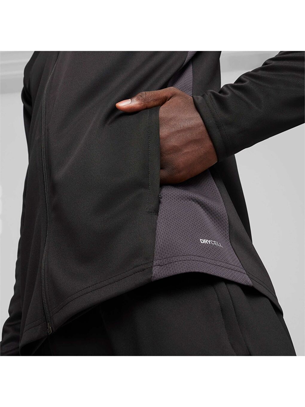 Siyah teamGOAL Football Erkek Antrenman Ceketi-2