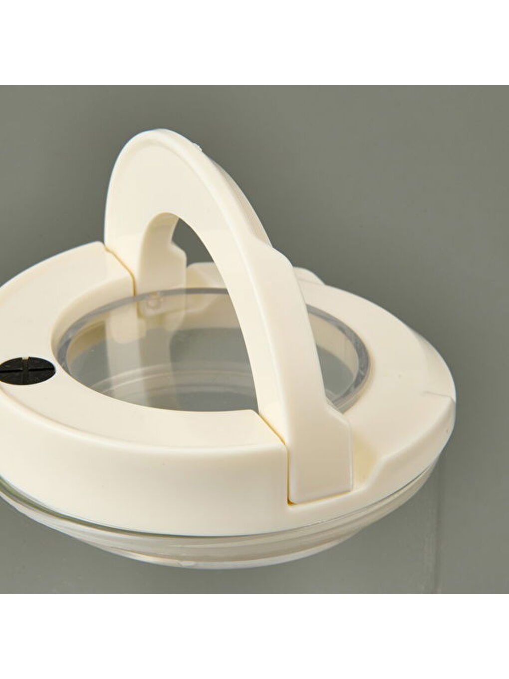 Vakumlu Erzak Kavanozu - Beyaz / Şeffaf - 1700 ml-2