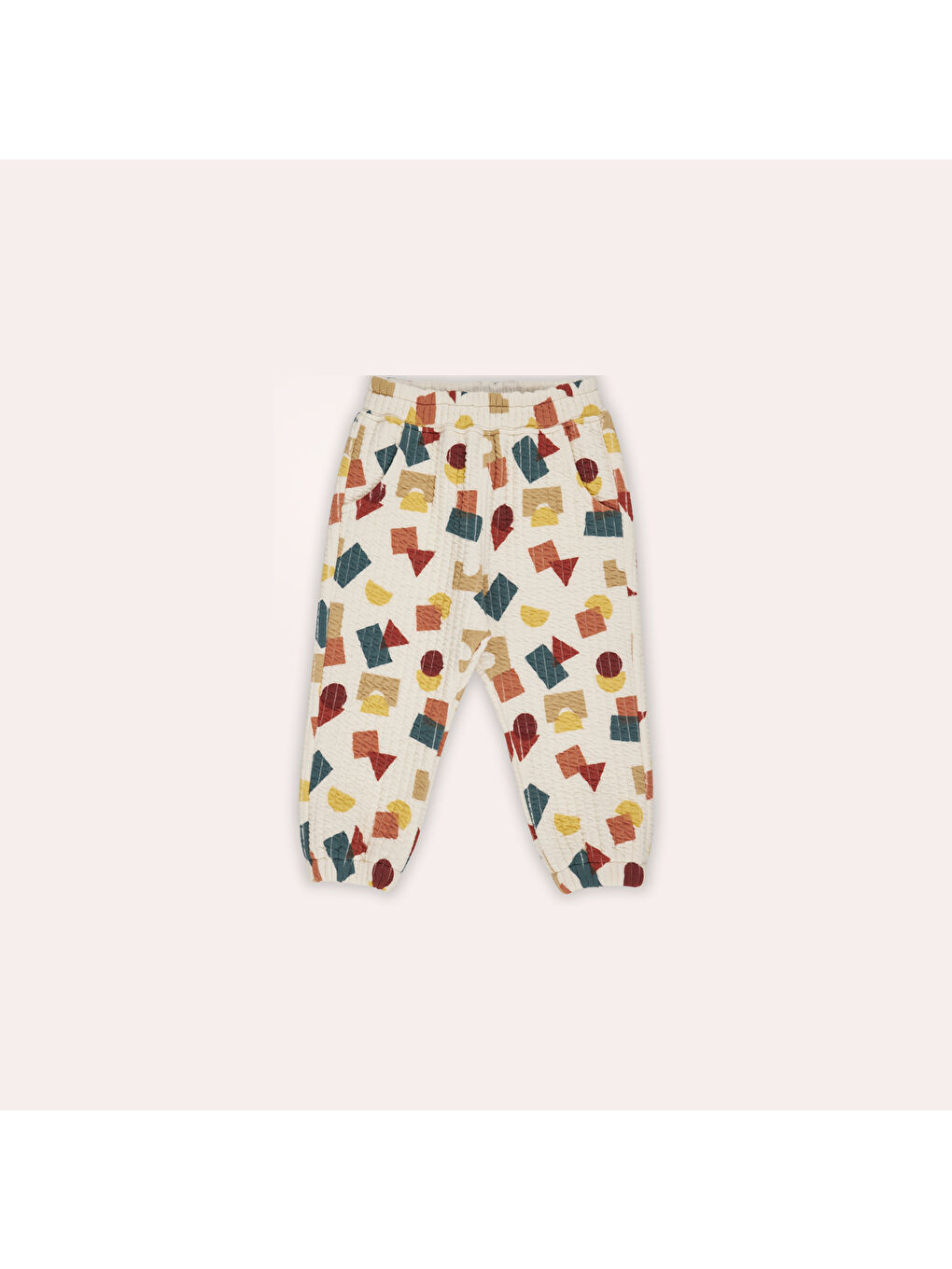 Ekru Erkek Çocuk Baskılı Eşofman Alt-1