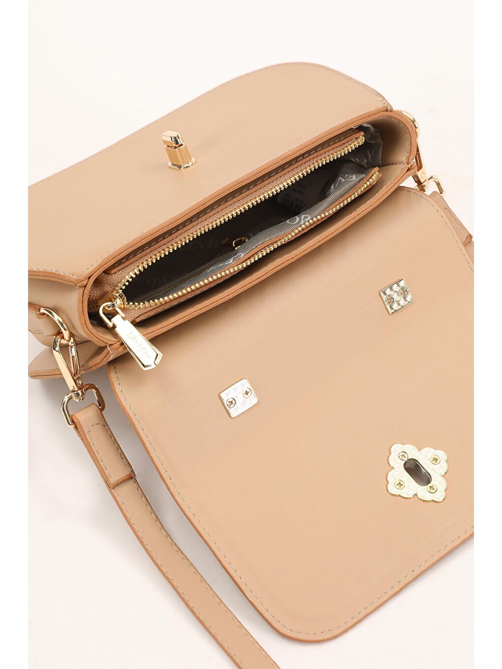 Bej Nude Kadın Omuz Çantası 930180-3