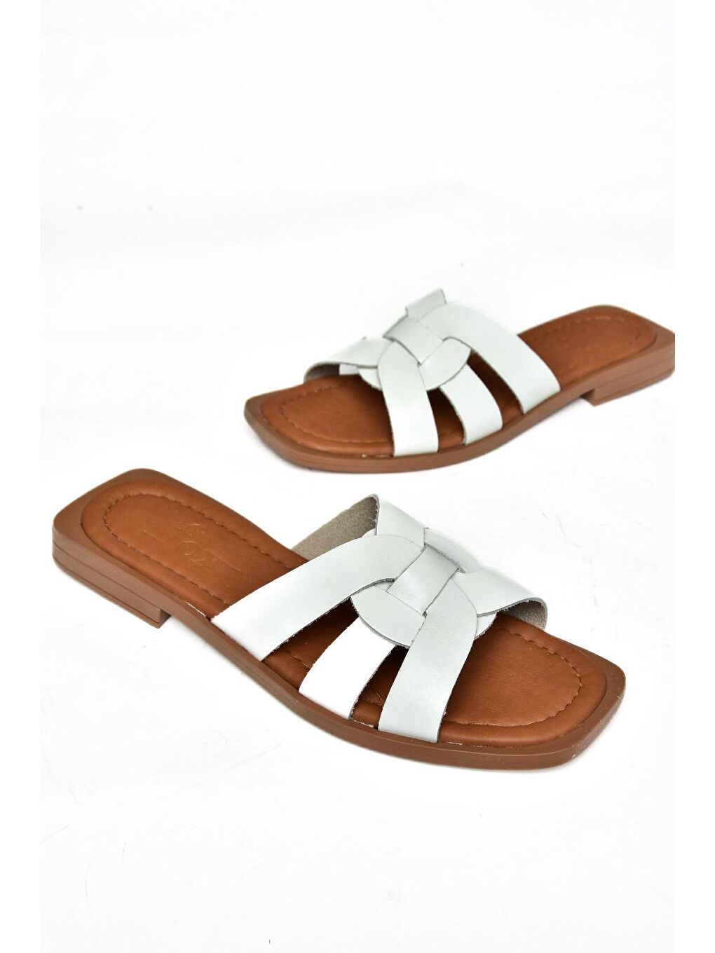 S2910456 Beyaz Kadın Terlik-2