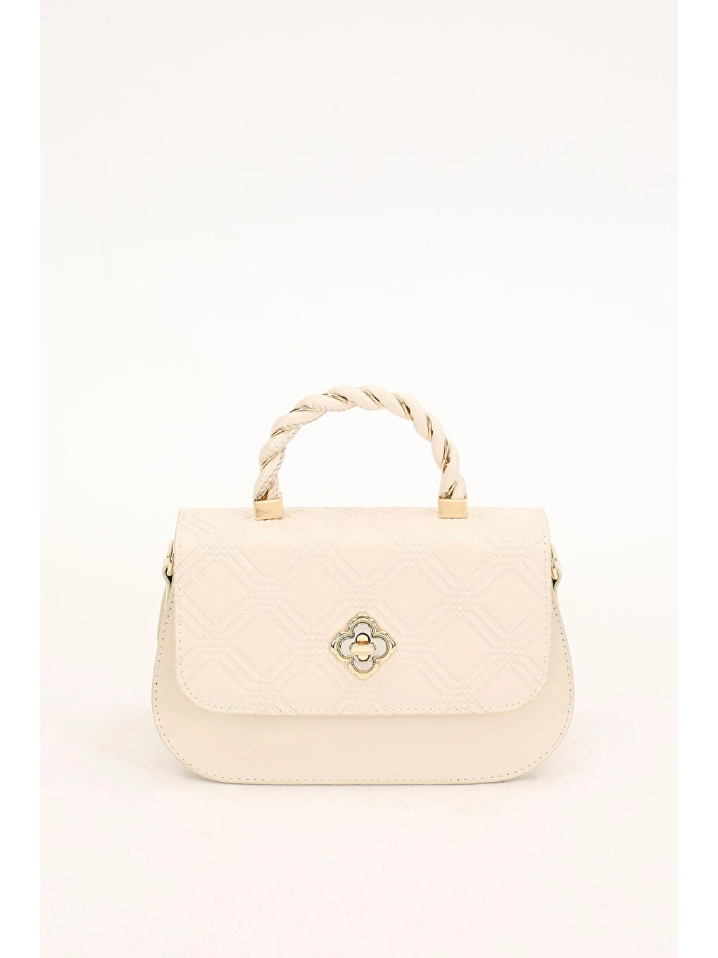 Kahverengi Krem Rugan Kadın Omuz Çantası 930180