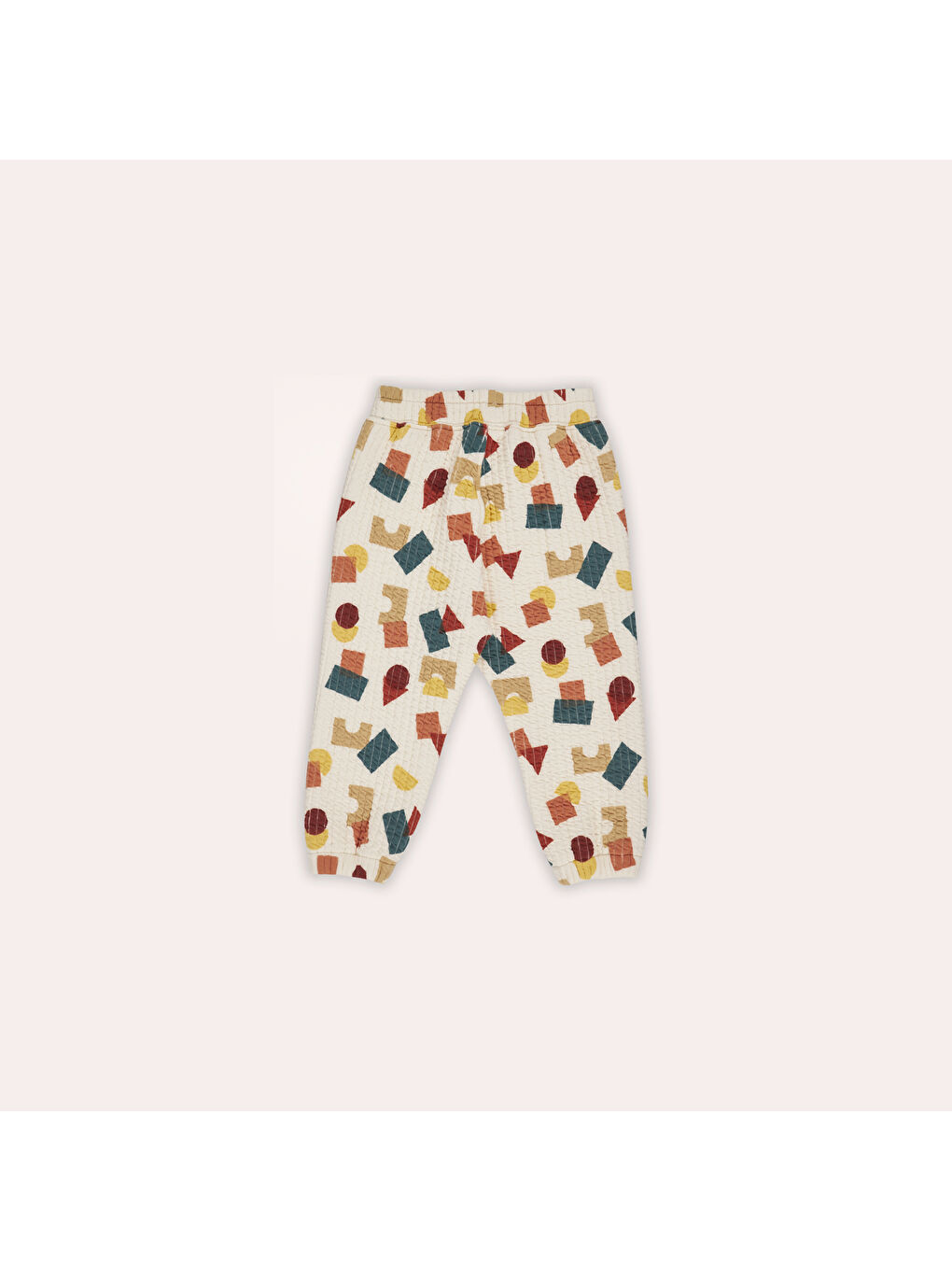 Ekru Erkek Çocuk Baskılı Eşofman Alt-4