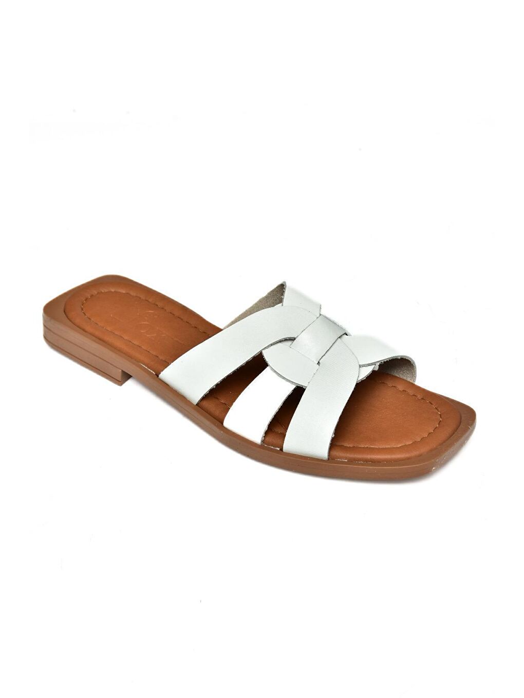 S2910456 Beyaz Kadın Terlik-1