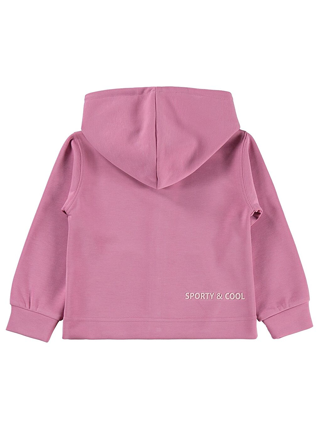 Girls Sporty&Cool Baskılı 2-5 Yaş Hırka - Pembe-1