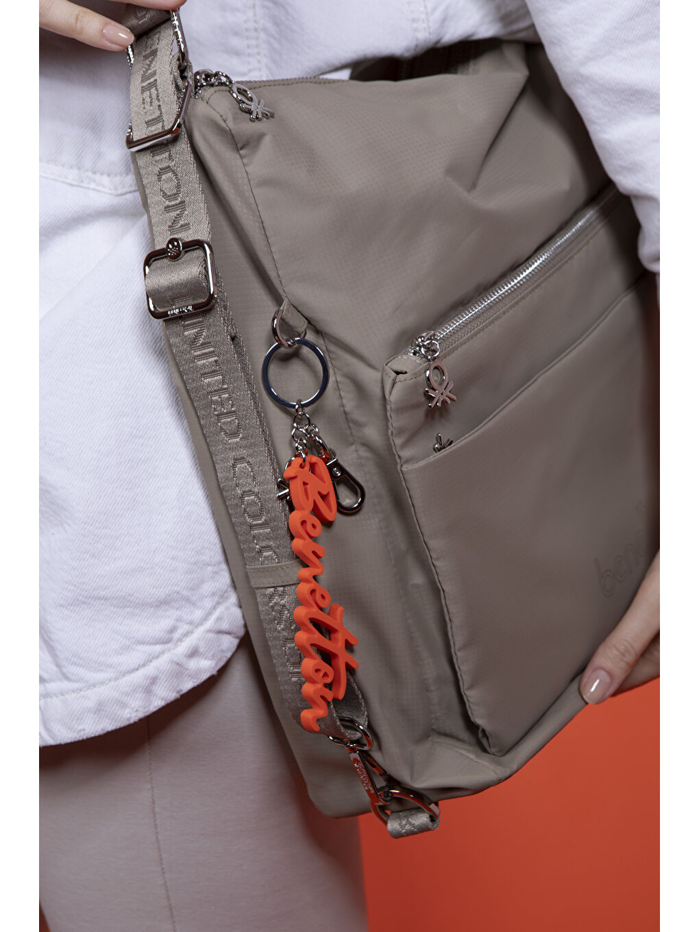 Bej Kadin Çapraz Çanta Taş BNT1462-2