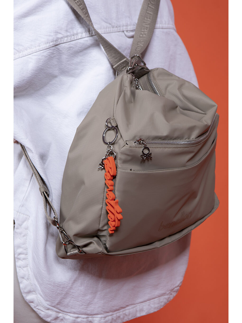 Bej Kadin Çapraz Çanta Taş BNT1462-3