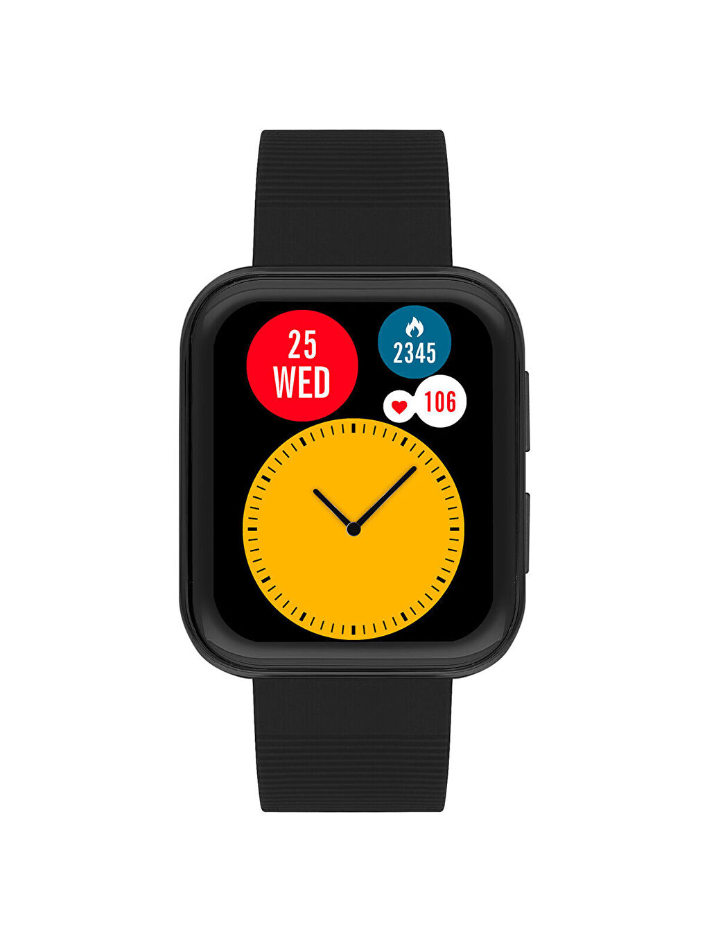 Siyah FT202301AM0201 Akıllı Saat-5