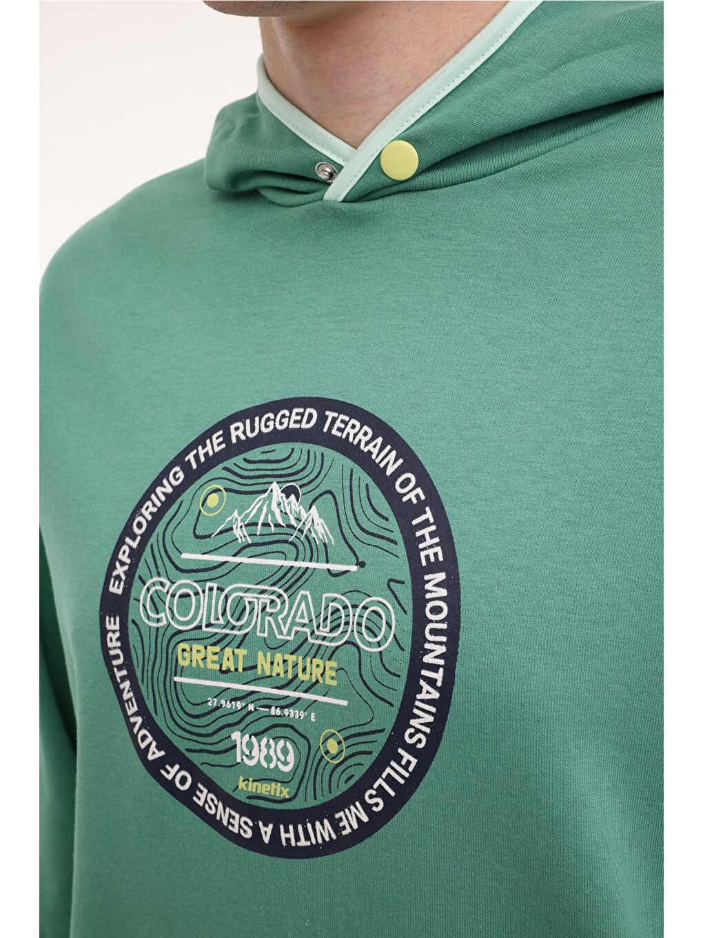 ML FINE 17OTD202 5FX Yeşil Erkek Sweatshirt-3