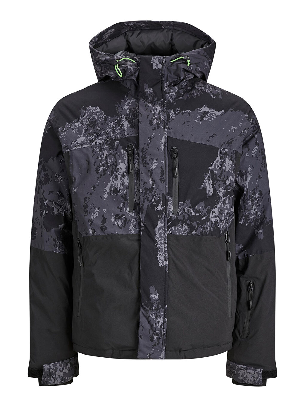 Jack & Jones Gri Core Jcoalpıne Su Geçirmez SoftShell Erkek Mont 12241637