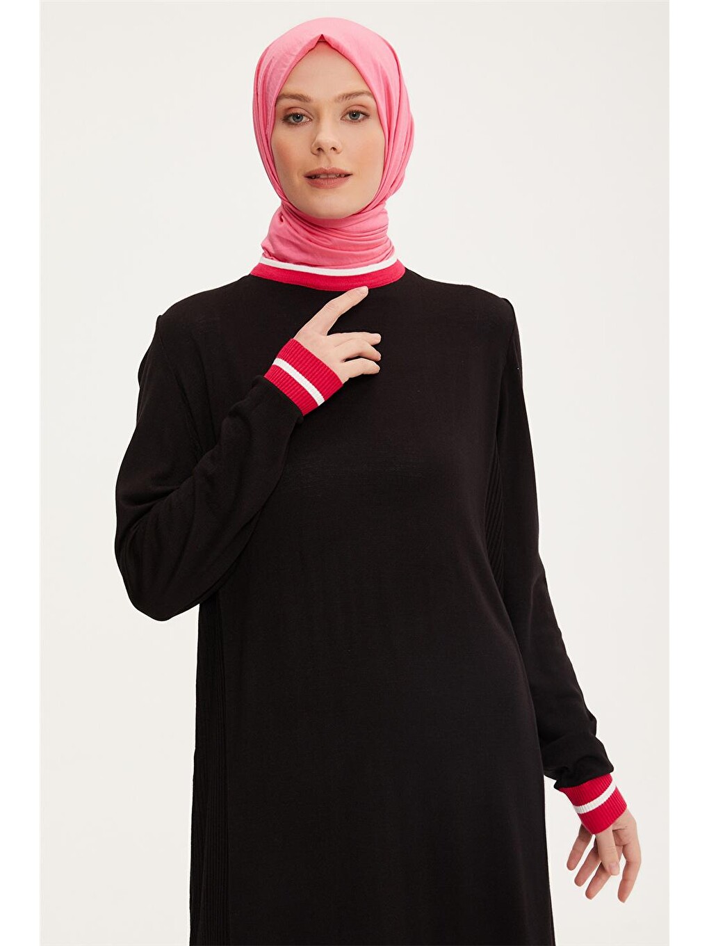 Siyah Elbise 22kd4243-1
