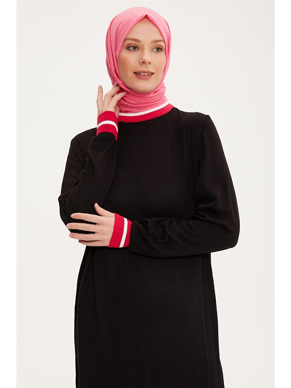 Siyah Elbise 22kd4243-2