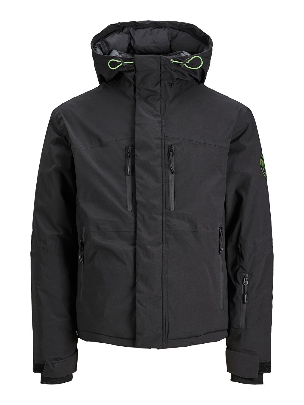 Jack & Jones Siyah Core Jcoalpıne Su Geçirmez SoftShell Erkek Mont 12241637