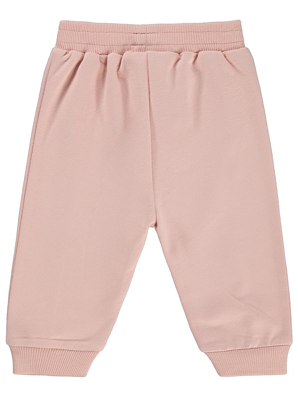 Baby Basic Kalp Etiketli 6-18 Ay Eşofman Altı - Pembe-1
