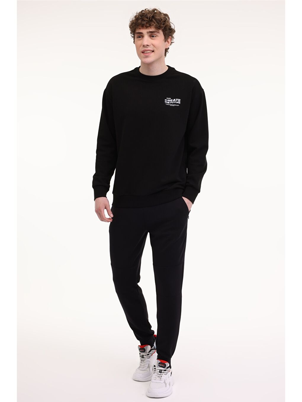 ML CREATE 16SLG314 5FX Siyah Erkek Sweatshirt-2