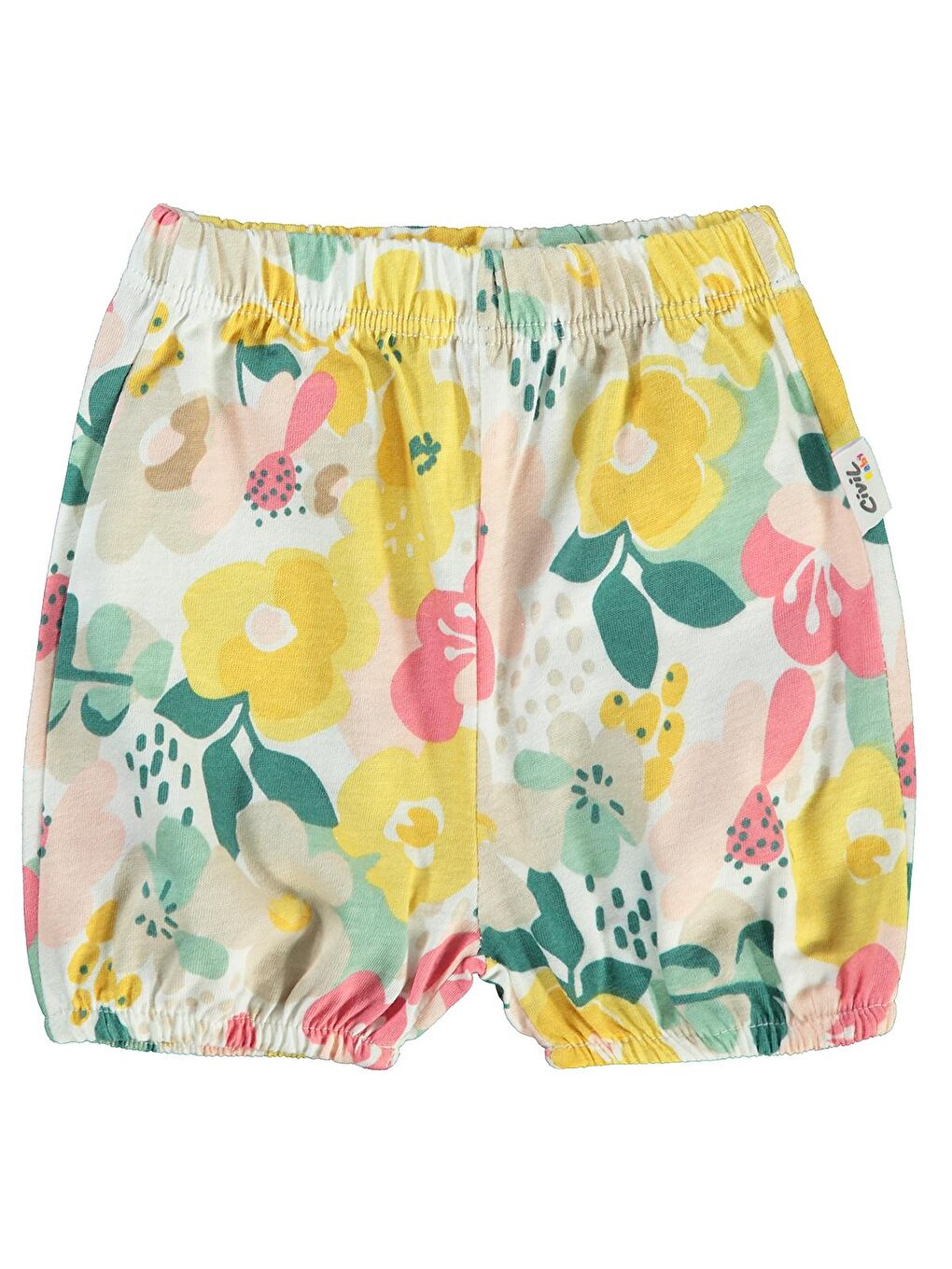 Kahverengi Baby Kız Bebek 2'li Şort 3-18 Ay Soft Hardal-2