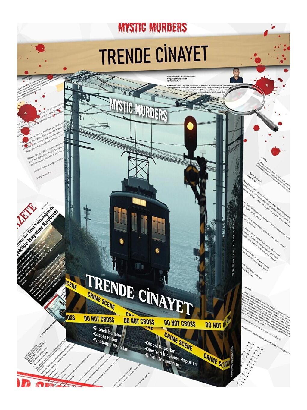 Dedektiflik Cinayet Çözme Oyunu   Trende Cinayet Dedektif Oyunu