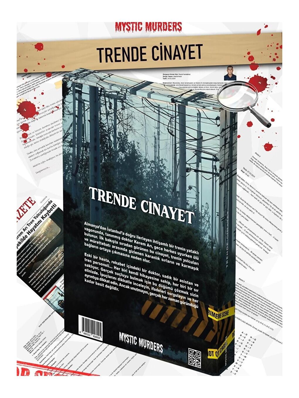 Dedektiflik Cinayet Çözme Oyunu   Trende Cinayet Dedektif Oyunu-1