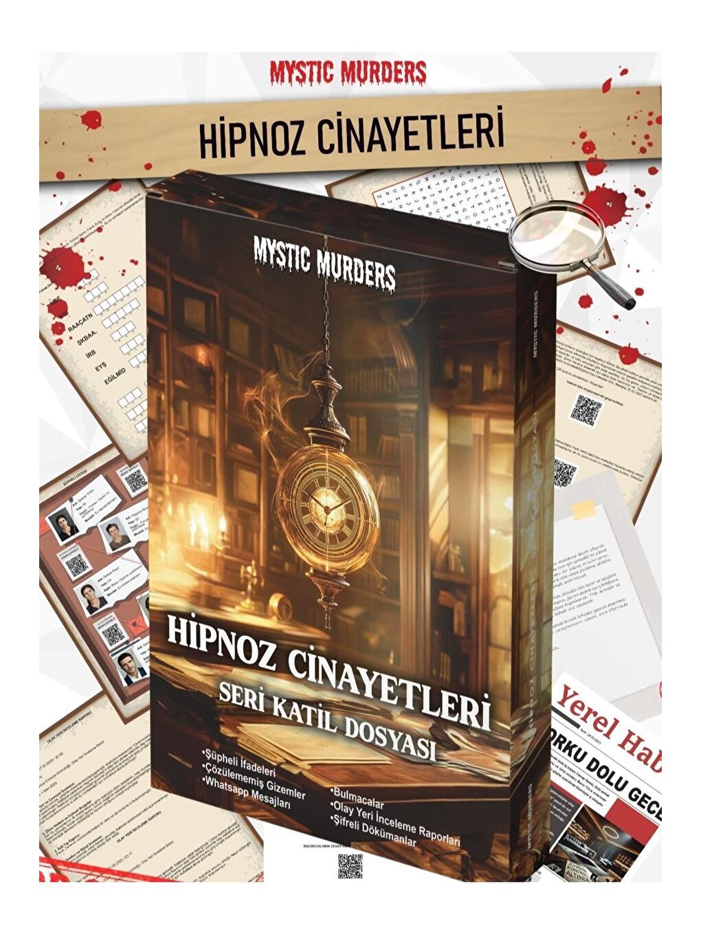Mystic Murders Hipnoz Cinayetleri  Seri Katil Dosyası Dedektif Oyunu