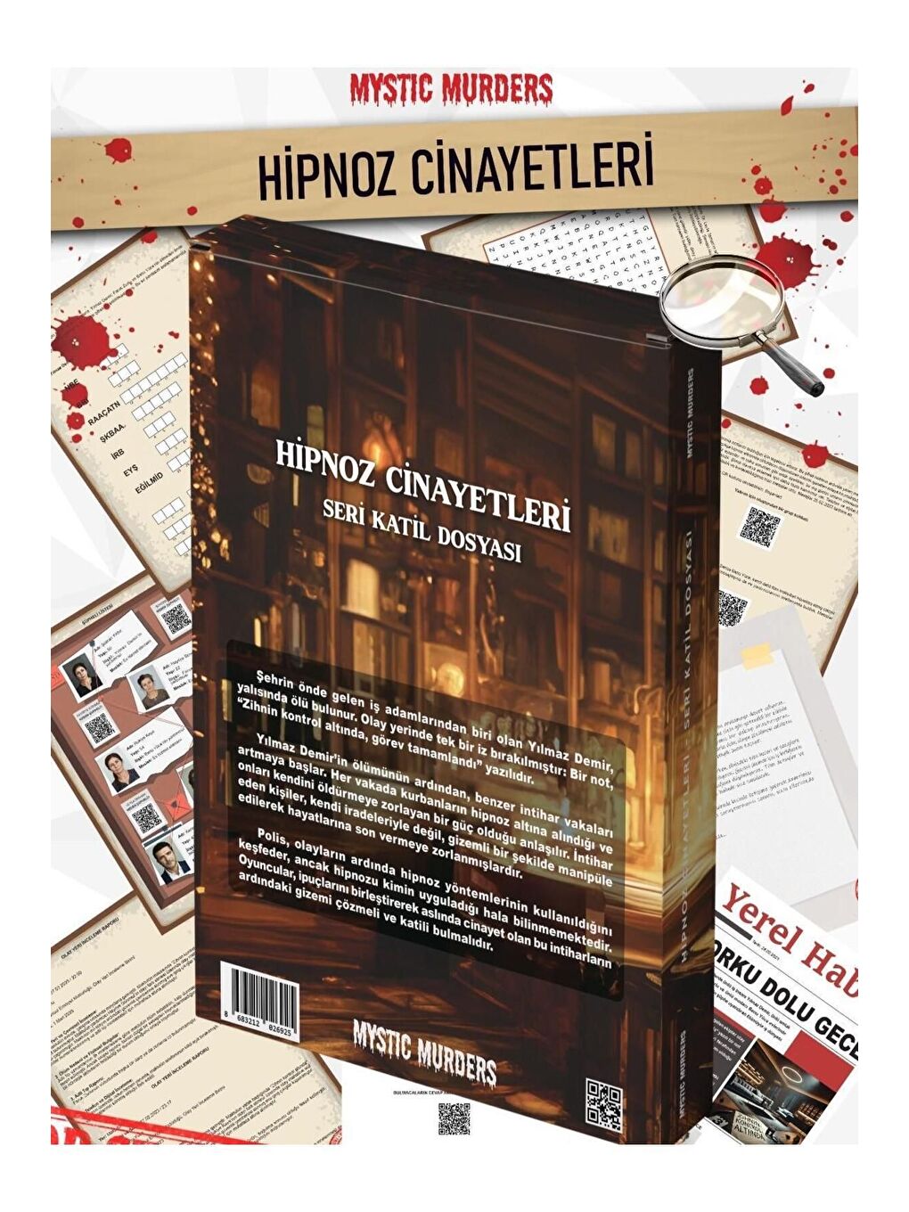 Mystic Murders Hipnoz Cinayetleri  Seri Katil Dosyası Dedektif Oyunu-1