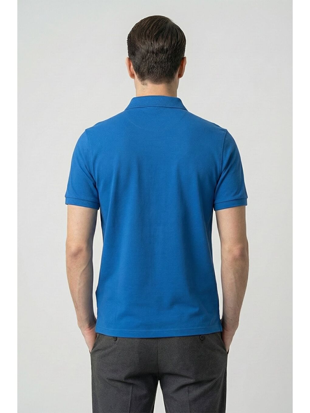 Mavi Giotelli Saks Comfort Fit %100 Pamuk Polo Yaka Düğmeli Erkek T-Shirt-3