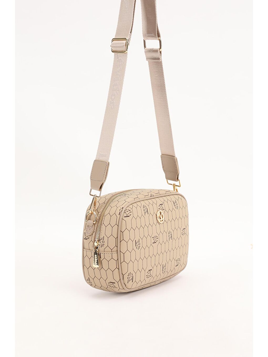 Bej Vizon Kadın Omuz Çantası 930193-1